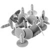 Jikoiuty 20 mollette in plastica per rifilatura, fissaggio rivetto, 6 mm, foro 26 mm, testa