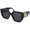 Gucci GG0956S 003 | Occhiali da Sole Graduati o Non Graduati | Prova Online | Plastica | Oversize, Ovali / Ellittici | Nero | Adrialenti