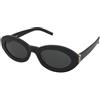 Saint Laurent SL M136 001 | Occhiali da Sole Graduati o Non Graduati | Prova Online | Plastica | Ovali / Ellittici | Nero | Adrialenti