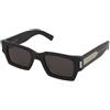 Saint Laurent SL 572 001 | Occhiali da Sole Graduati o Non Graduati | Prova Online | Plastica | Quadrati | Nero | Adrialenti