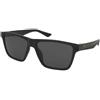 Puma PU0484S 002 | Occhiali da Sole Graduati o Non Graduati | Plastica | Quadrati | Nero | Adrialenti