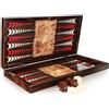 Semus Backgammon Tavla Board Game XXL Antik B- Ware Giochi da Tavolo
