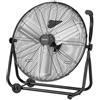 VEVOR Ventilatore a Tamburo da Pavimento Industriale 609 mm, 7500 CFM ad Alta velocità, Pale in Alluminio Resistenti, 3 Velocità, Inclinazione Regolabile a 360°, per Garage, Officina e Magazzino, Nero