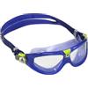 Aquasphere Seal KID - Occhialini da nuoto, Occhialini da piscina per bambini dai 3 anni in su con protezione UV, guarnizione in silicone, lenti antiappannamento e antifuga per ragazzi e ragazze