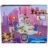 PAW PATROL: Il film Mighty, Liberty + Junior Patrollers, set da gioco con Liberty, Micro, Nano e Mini, con torre di gioco e catapulta di partenza, giocattolo adatto per bambini dai 3 anni in su