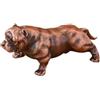 harayaa Statuetta di Cane Figurina Feng Shui Oggetto Da Collezione Soprammobile Da Scrivania Scultura in Metallo per Portare Fortuna Adatta per, Bronzo
