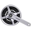 Shimano FC-TY501 - Guarnitura Quadrata 6/7/8 velocità, 175 mm, Colore: Argento