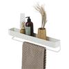 Sealskin Brix, Scaffale a Parete con portasciugamani, 55 cm, Bianco
