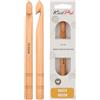 KnitPro KP35709 Basix Birch: Crochet Hooks: Single Ended: 15cm x 15.00mm, Birchwood, Multi-Colour