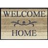Wash+Dry tappeto Welcome Home beige 40x60cm, adatto per interni ed esterni, lavabile