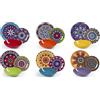 Excelsa Mandala Etno Servizio Piatti 18 Pezzi, Porcellana, Multicolore