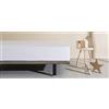 Velfont Lenzuolo & Proteggi-Materasso Respira Impermeabile & Iper-Traspirante Singolo 90X200 col. Bianco