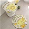 Sanrio (SANRIO) Pompom Purin WC set 2 pezzi tappetino WC lavaggio acqua calda