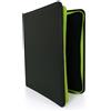 TCGLab Album Premium 9-Pocket Toploader LEATHER BLACK + 4 Graded Slab TCG Lab