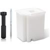 Gosknor 2pz Tamponi Inchiostro di Scarto per EPSON ET-2800 ET-2803 ET-4800 ET-2400 ET-2720 ET-4700 ET-2711 L3110 L3250 L3150 L3210, Scatola Manutenzione Inchiostro con Spugna Assorbente e Cacciavite
