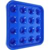 IMUSINICE Vassoio Porta-Biliardo Blu in Pp per Palle da Biliardo e Snooker