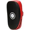 Generic Protezione per Bersaglio Manuale per Kick Boxing Sanda Taekwondo Training Shield per Adulti e Adolescenti, Resistente Pelle PU, Rosso Giallo, 14,2x7,5x3,5 Pollici (Rosso)