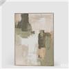 EDG Enzo De Gasperi Quadro Abstract Rettangolare Smeraldi 120 x 90 Cm - Decorazione Parete Design Moderno Casa