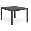 Bizzotto Tavolo Quadrato Allungabile Kiplin 149 x 97 / 149 Cm Antracite