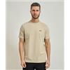 BOSS GREEN Boss T-shirt in cotone elasticizzato con logo Light Beige Uomo