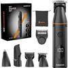 4 in 1 Rasoio Elettrico Corpo Uomo Kit Rasoio Parti Intime Uomo IPX6 Uso Umido e