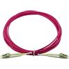 BlueOptics Cavo patch in fibra ottica duplex compatibile Dell EMC CBL-LC-OM4-2M BlueOptics, LC-UPC/LC-UPC beige, 2 metri, multimodale, G50/125µm OM4, attenuazione d'ingresso: meno di 0,2dB, fibra di marca, ghiera in Vetroceramica, incl