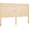 vidaXL Testiera 126x4x100 cm in legno di pino massiccio