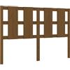vidaXL Testiera marrone miele 145,5x4x100 cm in legno di pino massiccio