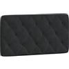 vidaXL Cuscino per testiera nero 100 cm in velluto