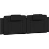 vidaXL Cuscino per testiera "Viana" nero 160 cm in Pelle finta