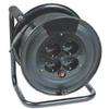 FANTON Avvolgicavo Civile Elettrico Onda 4 Prese "Linea Garanti" - ø mm.260 - cavo mt.50 H05VV-F sezione 3G1,5