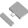 LogiLink UA0423 Custodia esterna per SSD LogiLink, USB-C - PCIe NVMe, argento