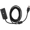 Gistuch Adattatore per scheda audio da USB a jack da 3,5 mm con cuffie e microfono per Kingston HyperX Cloud II