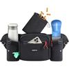 AGPTEK Marsupio Cani, Borsa Snack Addestramento con Alta capacità, Nero | Borsa Snack Rimovibile, Impermeabile, Portaborraccia, Dispenser Sacchetti Igienici, Mani Libere per Passeggiate e Training