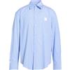 MSGM - Camicia a righe - Blu chiaro