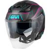 Givi Casco Moto Jet Givi X31F IMPACT Nero Opaco Titanio Scuro Fuc