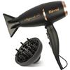 Girmi PH91 Asciugacapelli Brushless Professionale, 2200 W, 2 velocità, 3 temperature, Funzione Ionic, InclusI Diffusore e Concentratori, Maneggevole
