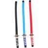 VANZACK 3 Pezzi Cosplay Spade Giapponesi per Bambini, in Plastico, Superficie Liscia, Oggetti di Scena per Feste e Halloween, Regalo Festa Compleanno