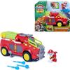 Paw Patrol: The Dino Movie, Dino Rescue Responder, camion dei pompieri di oltre 25,4 cm con action figure di Marshall e 3 proiettili, giocattoli per bambini e bambine in età prescolare dai 3+ anni