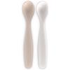 Suavinex, 2 cucchiai didattici, Per bambini, Adatto a gengive sensibili, Manico Lungo, ergonomico, ottime per Pappe e alimenti, Adatto alla lavastoviglie, Bambini +6 mesi, rosa