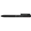 Pentel BXA107A-A Calme - Penna a sfera, suono a scatto, impugnatura in pelle, ricaricabile, sfera 0,7 mm = spessore del tratto 0,35 mm, inchiostro nero, 1 confezione da 10 pezzi