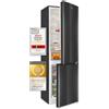 Exquisit Frigorifero congelatore KGC320-95-E-040C inoxlook-az | capacità utile 315 l | illuminazione a LED | fermata della porta sostituibile | larghezza 60 cm