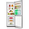 PKM KG225.4A+++ IX Frigorifero Congelatore | Design Inox | 162 x 56 cm | 159 litri | Raffreddamento da 71 litri | 39 dB | Illuminazione a LED | 168 kWh