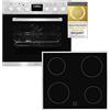 Exquisit EHE 157-2 UR-Set Fornello da incasso | 59 L | Piano cottura in vetroceramica