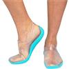 CRESSI Water Shoes, Scarpette Sportive Uso Acquatico/Mare/Spiaggia Adulti, Ragazzi e Bambini, Trasparente/Azzurro, 23/24 EU