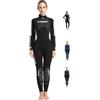 Cressi Morea Lady Wetsuit Full 3 mm, Muta Monopezzo Neoprene Ultrastretch Donna, Nero/Grigio/Argento, XL/5