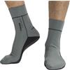 Cressi Ultra Stretch Neoprene Socks 1.5mm - Calzari Unisex per Apnea e Immersione in Neoprene Bifoderato, Grigio/Logo Nero, M
