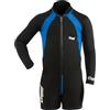Cressi Shorty Kid - Muta Shorty per Bambini in Neoprene Ultra Stretch 1.5/2mm, Maniche Lunghe, M (3 Anni), Nero/Blu