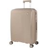 ITACA Valigia Media da Viaggio Rigide. Trolley Medio con 4 Ruote . Materiale PP V