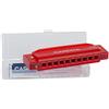 Cascha Fun Blues Mundharmonika Red (incl. hard case and flyer)